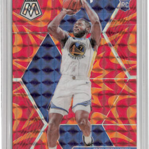 2019-20 Panini Mosaic Eric Paschall Reactive Orange #250 Warriors