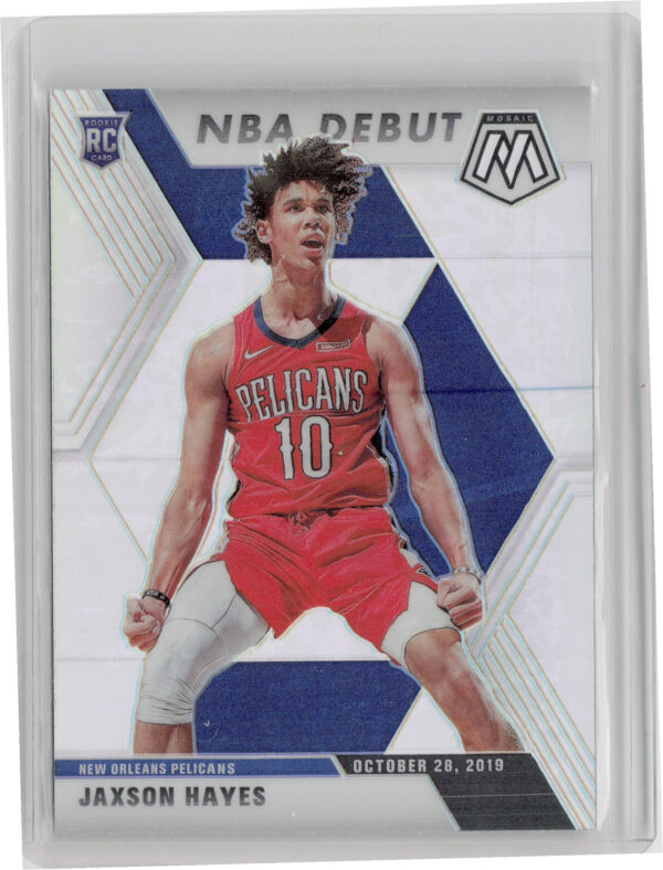 2019-20 Panini Mosaic Jaxson Hayes Silver Prizm #267 Pelicans