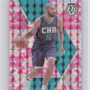 2019-20 Panini Mosaic Nicolas Batum Camo Pink #102 Hornets