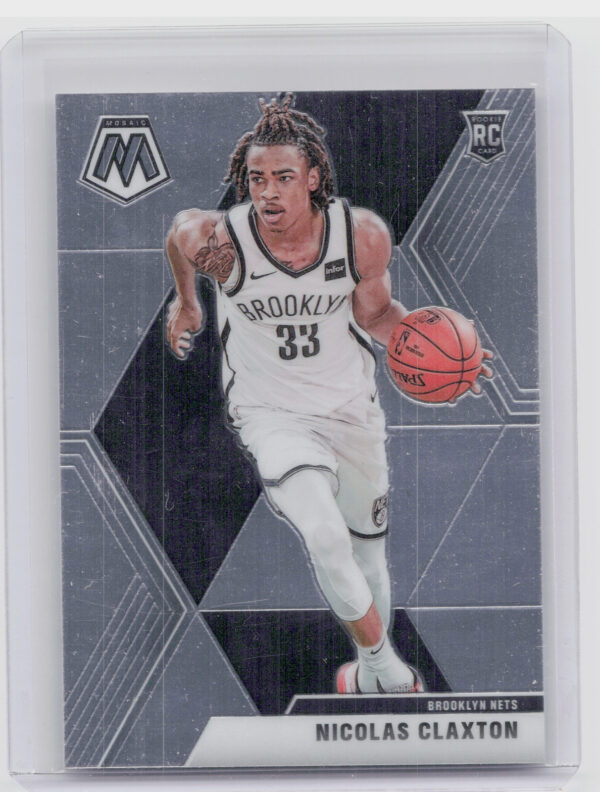 2019-20 Panini Mosaic Nicolas Claxton RC #236 Nets