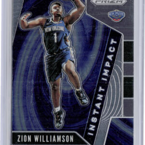 2019-20 Panini Prizm Zion Williamson #2 Pelicans Instant Impact