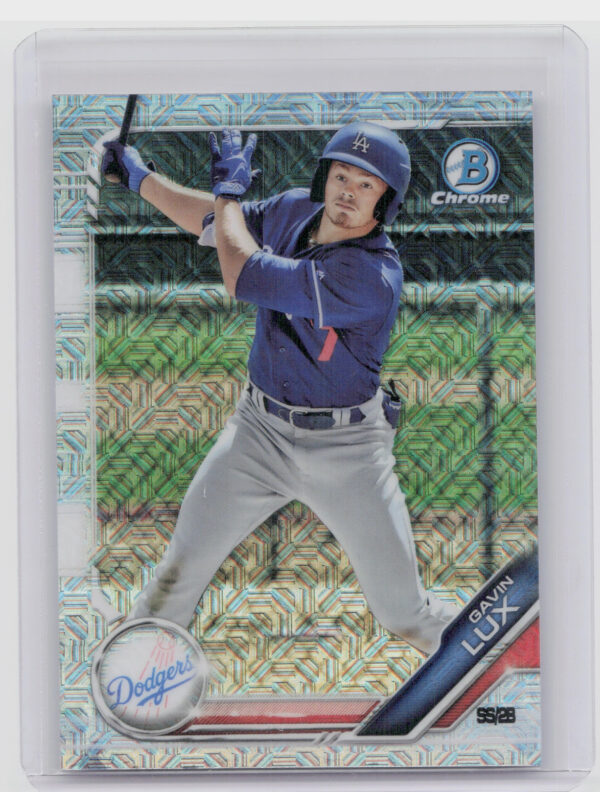 2019 Bowman Gavin Lux #BCP-130 Dodgers Chrome Prospects Mojo Refractors