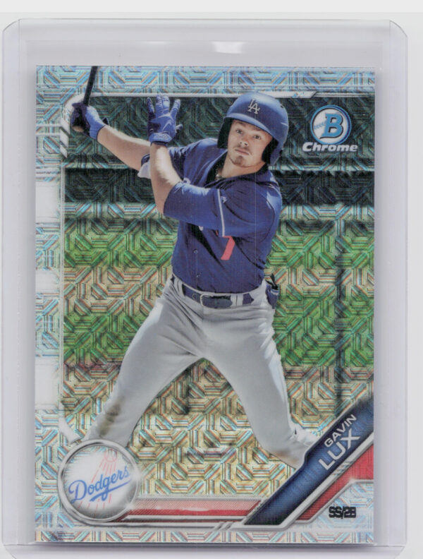 2019 Bowman Gavin Lux #BCP-130 Dodgers Chrome Prospects Mojo Refractors