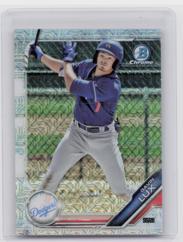 2019 Bowman Gavin Lux #BCP-130 Dodgers Chrome Prospects Mojo Refractors