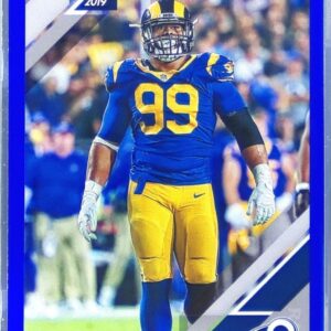 2019 Donruss Aaron Donald Press Proof Blue #140 Rams