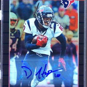 2019 Donruss DeAndre Hopkins Auto /25 #RET-18 Texans Retro 1989 Autographs