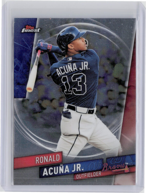 2019 Finest Ronald Acuna Jr. #33 Braves