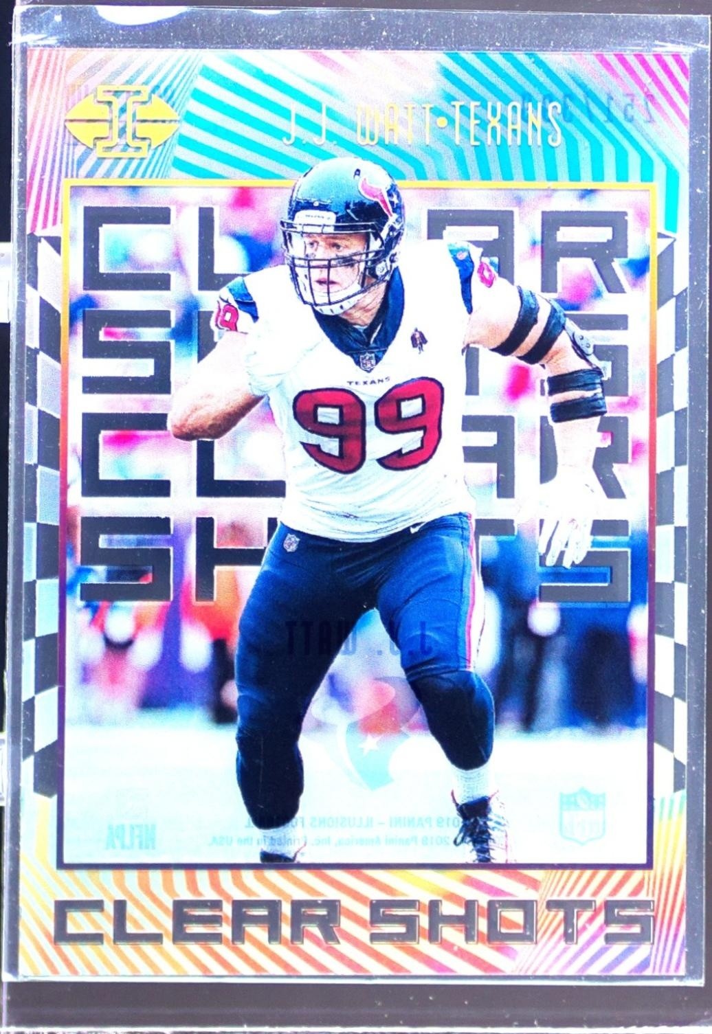 2019 Illusions J.J. Watt /399 #CS-JW Texans Clear Shots Gold