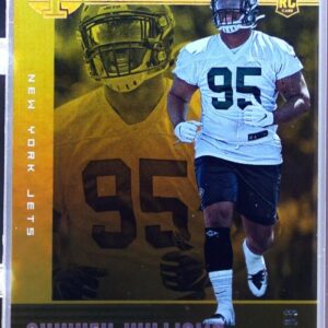 2019 Illusions Quinnen Williams Trophy Collection Gold /399 RC #61 Jets