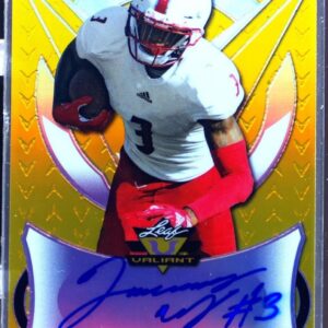 2019 Leaf Valiant Jamarius Way Yellow Auto /10 #BA-JW1 Jaguars