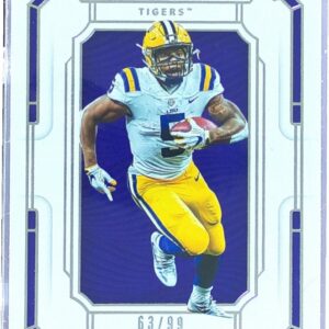 2019 National Treasures NT Collegiate Derrius Guice /99 #44 Tigers
