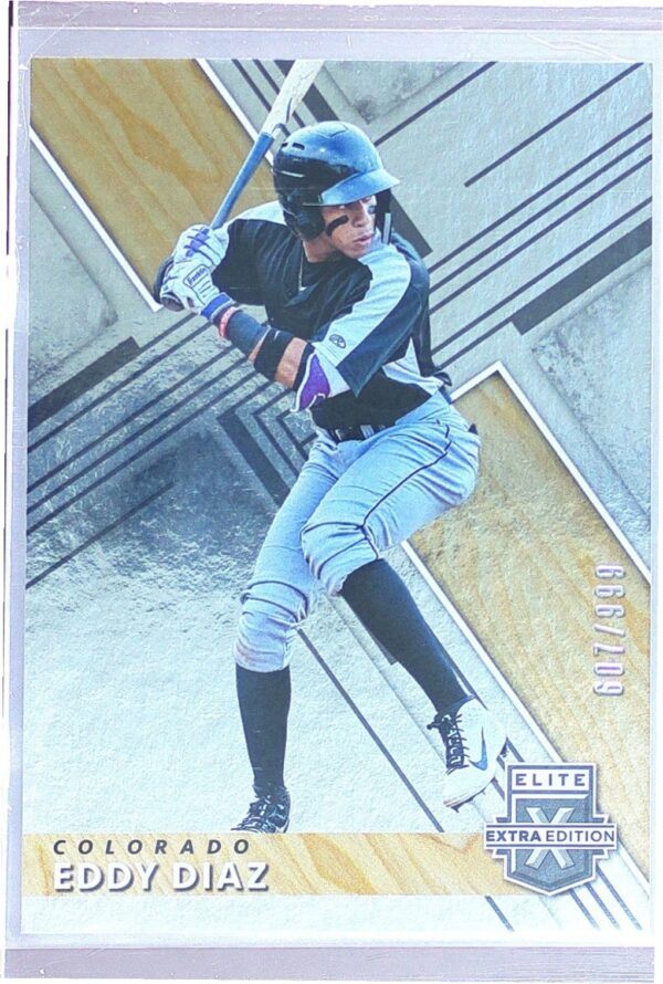 2019 Panini Elite Extra Edition Eddy Diaz /999 #153 Rockies