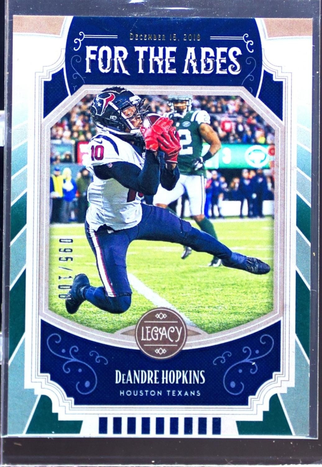 2019 Panini Legacy DeAndre Hopkins /100 #FTA-DH Texans For the Ages Green