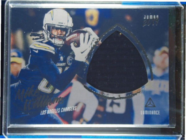 2019 Panini Luminance Mike Williams MEM #J-16 Chargers Jumbo
