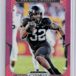 2019 Panini Prizm Draft Picks David Montgomery Prizms Purple #118 Cyclones