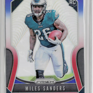 2019 Panini Prizm Miles Sanders Red White and Blue #326 Eagles