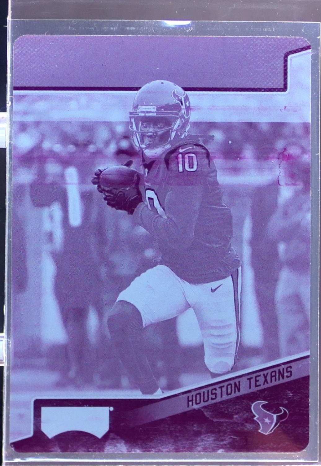 2019 Plates & Patches DeAndre Hopkins /1 #78 Texans 2018 Panini Playoff Printing