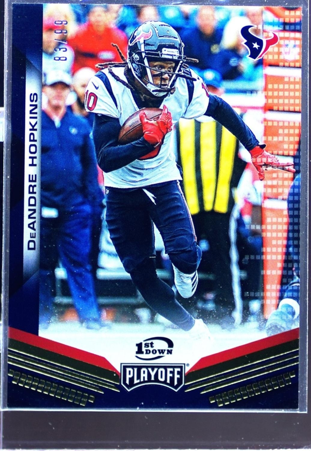 2019 Playoff DeAndre Hopkins 1st Down /99 #50 Texans