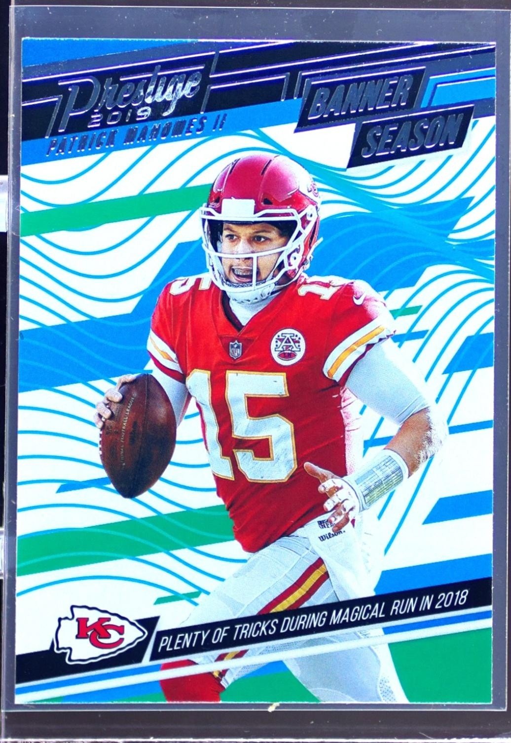 2019 Prestige Patrick Mahomes #BS-PM Chiefs Banner Season