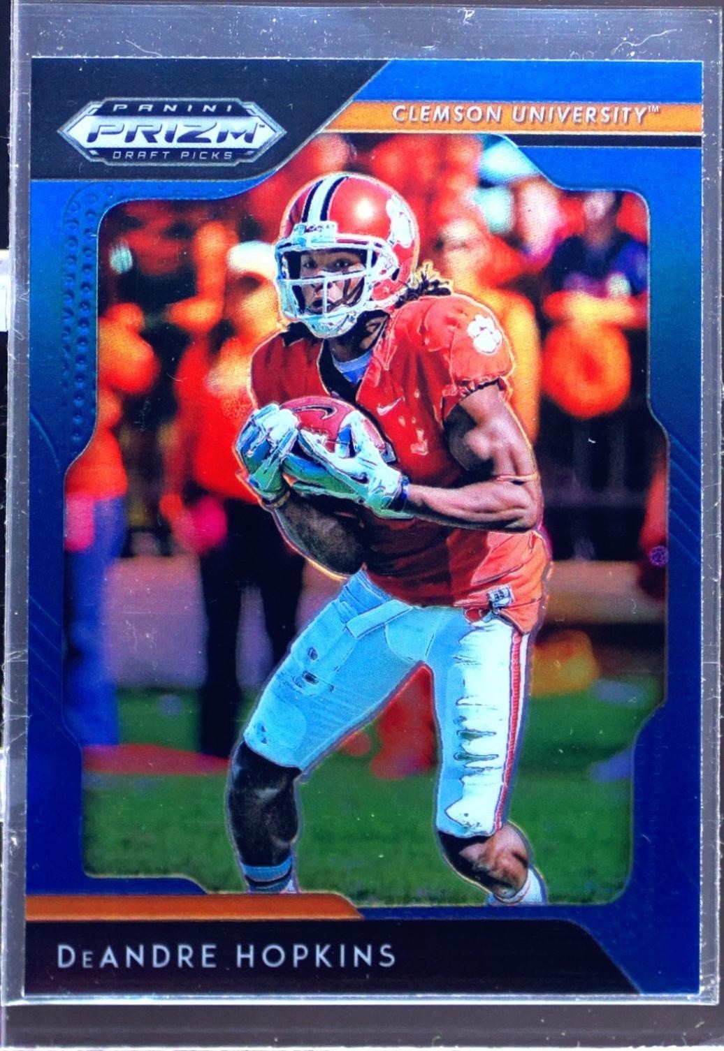 2019 Prizm Draft Picks DeAndre Hopkins Prizms Blue #28 Tigers