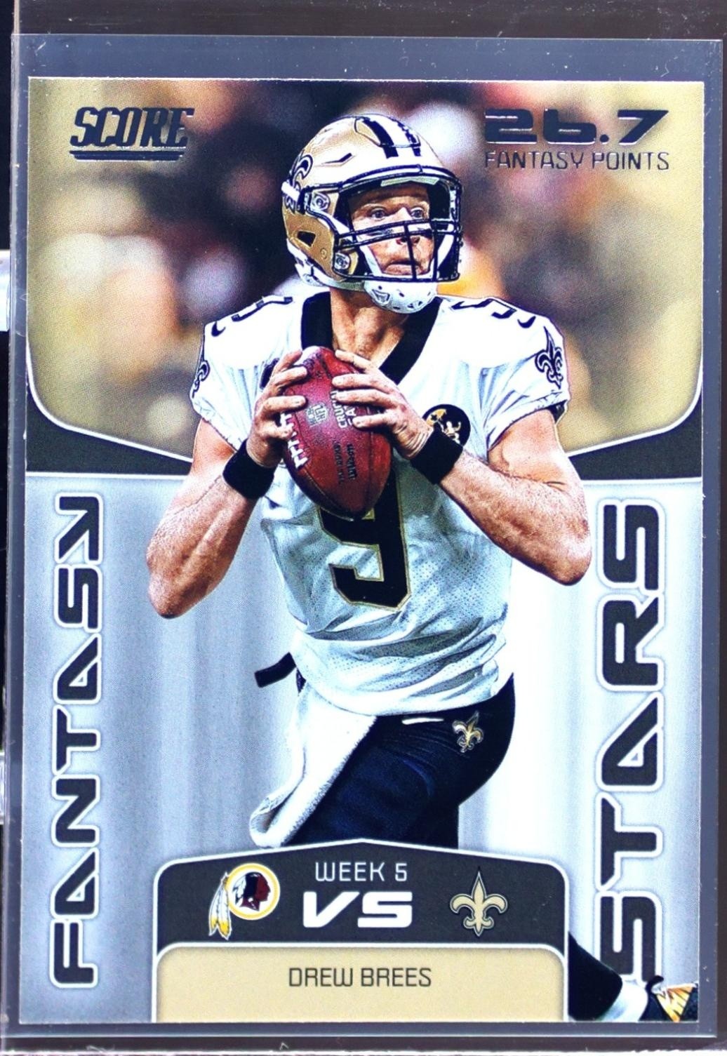 2019 Score Drew Brees #FS-6 Saints Fantasy Stars
