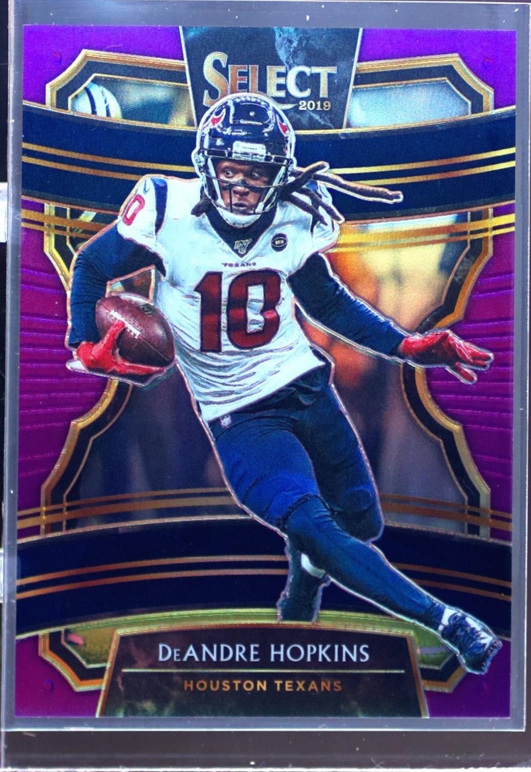2019 Select DeAndre Hopkins Purple Prizm /75 #82 Texans