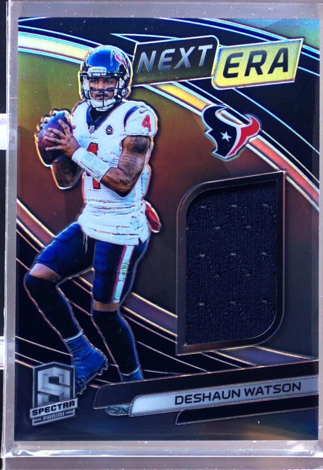 2019 Spectra Deshaun Watson /199 JSY #NE-4 Texans Next Era