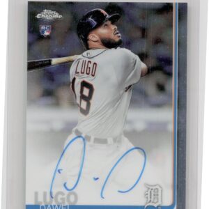 2019 Topps Chrome Dawel Lugo AU #RA-DL Tigers Rookie Autographs