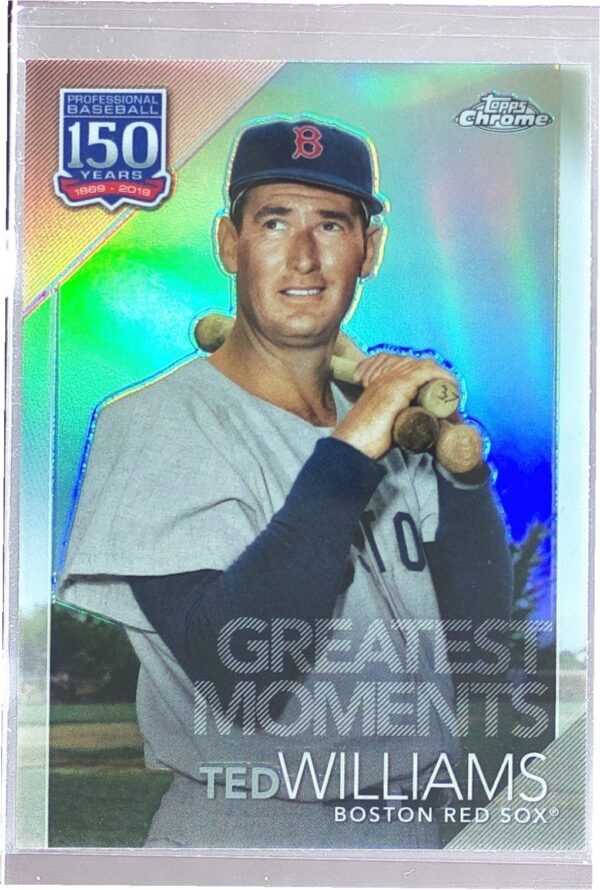 2019 Topps Chrome Update Ted Williams #150C-12 Sox 150 Years of Pro Baseball