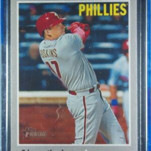 2019 Topps Heritage Rhys Hoskins SP VAR #458 Phillies