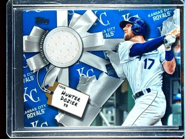 2019 Topps Holiday Hunter Dozier JSY #WHR-HD Royals Relics