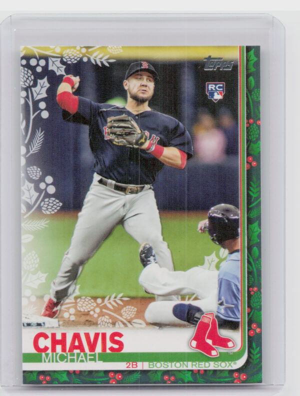 2019 Topps Holiday Michael Chavis RC #HW23 Sox