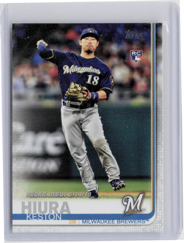 2019 Topps Update Keston Hiura #US52 Brewers