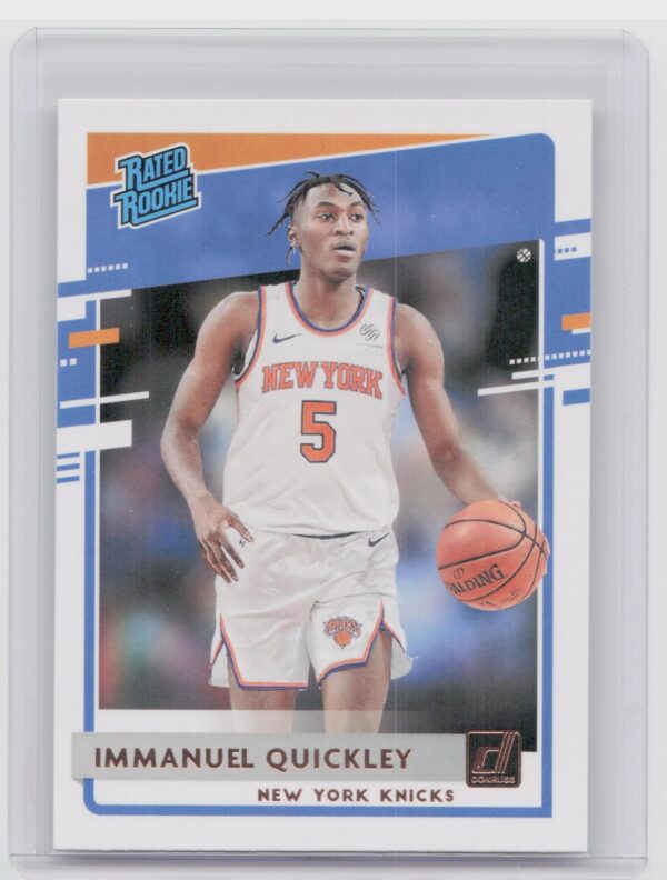 2020-21 Donruss Immanuel Quickley Rookie RC #213 Knicks