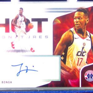 2020-21 Hoops Isaac Bonga Auto #HS-IBO Wizards Hot Signatures