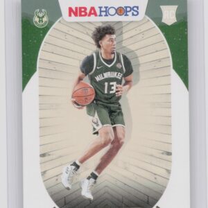 2020-21 Hoops Jordan Nwora Rookie RC #211 Bucks