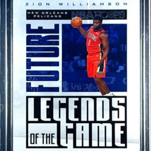 2020-21 Hoops Zion Williamson SN999 #4 Pelicans Future Legends of the Game