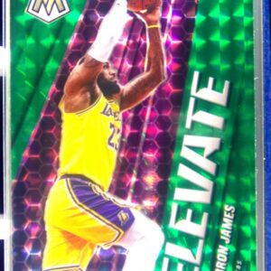 2020-21 Mosaic LeBron James #23 Lakers Elevate Mosaic Green