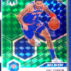 2020-21 Mosaic Obi Toppin Mosaic Green RC #273 Knicks
