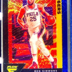 2020-21 Panini Flux Ben Simmons Blue Mojo /99 #133 76ers