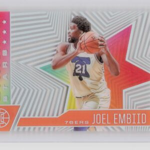 2020-21 Panini Illusions Joel Embiid #18 76ers Shining Stars Orange