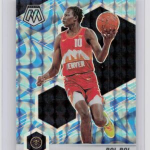 2020-21 Panini Mosaic Bol Bol Mosaic Reactive Blue #169 Nuggets