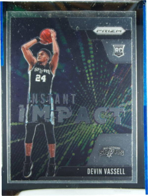 2020-21 Panini Prizm Devin Vassell #17 Spurs Instant Impact