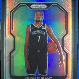 2020-21 Panini Prizm Kevin Durant Silver Prizms #81 Nets