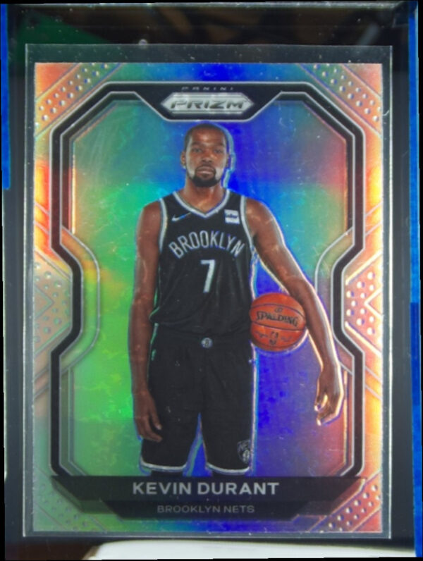 2020-21 Panini Prizm Kevin Durant Silver Prizms #81 Nets