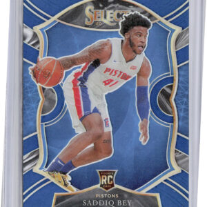 2020-21 Panini Select Saddiq Bey Blue #79 Pistons