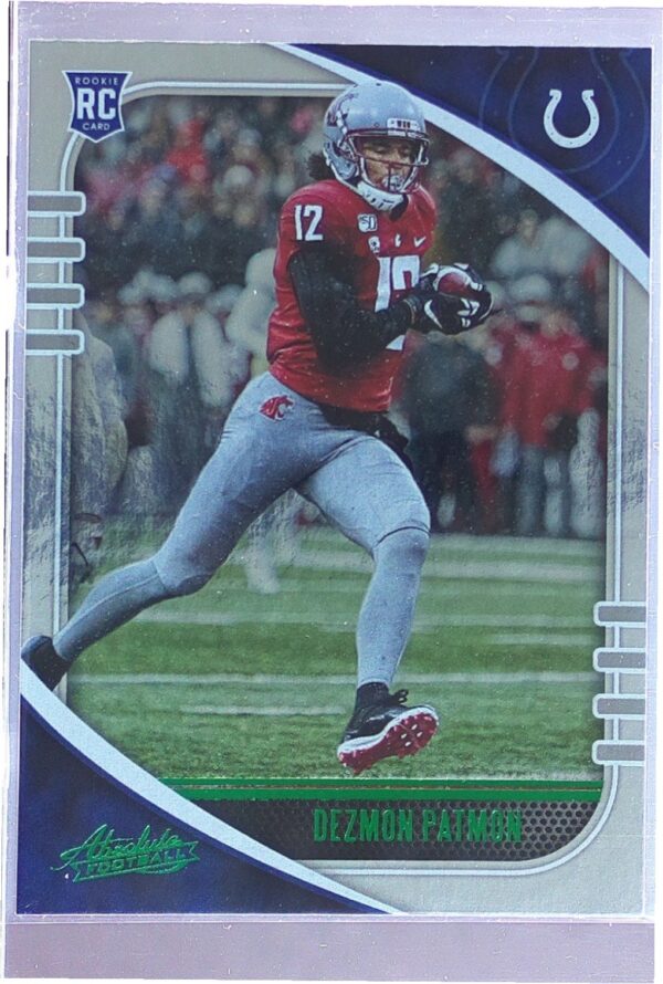 2020 Absolute Dezmon Patmon Green RC #133 Colts
