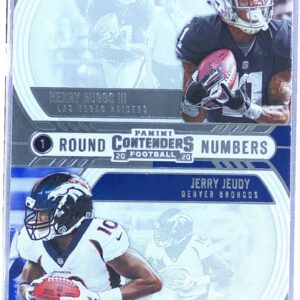 2020 Contenders Henry Ruggs III / Jerry Jeudy #RN-RJ Broncos Round Numbers