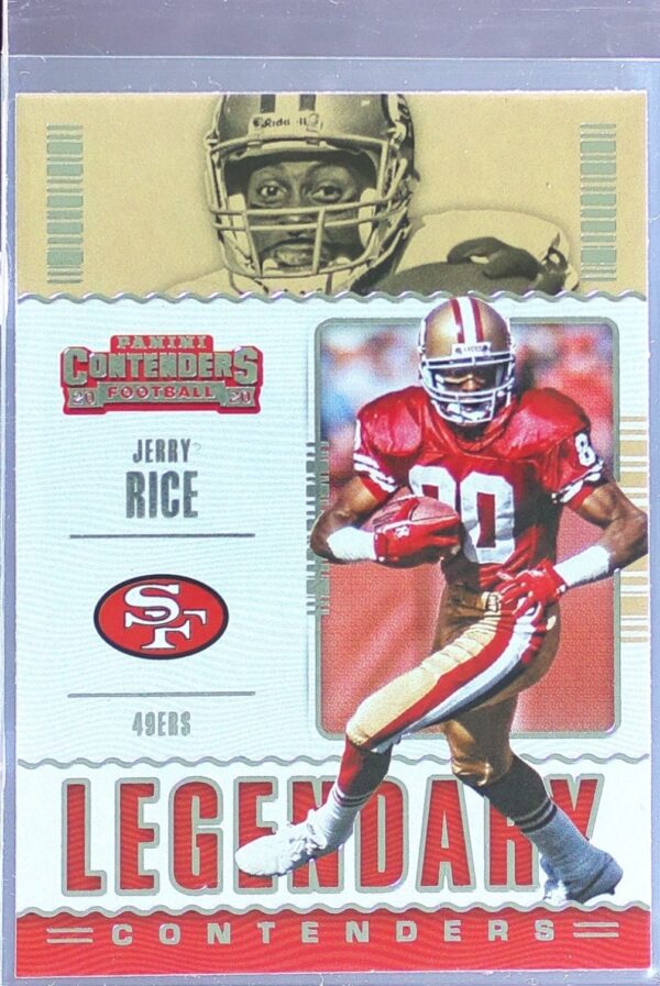 2020 Contenders Jerry Rice #LC-JRI 49ers Legendary Contenders