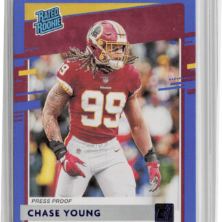 2020 Donruss Chase Young Press Proof Blue #316 Redskins